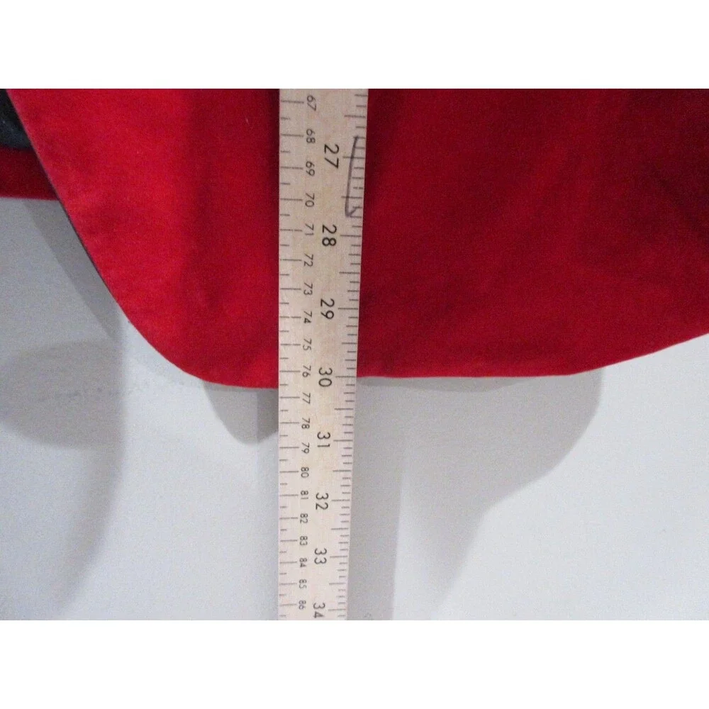 Kudoro Artno Tuxedo Red Velvet Jacket Men Lg Red/Black Standard Nylon/Polyester